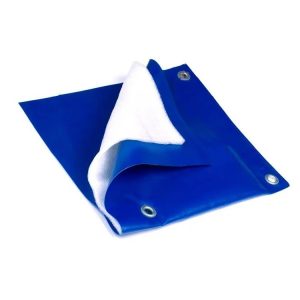 Утепленный Тент ПВХ 400 гр/м2, размер 6×8м с люверсами